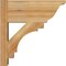 Ekena Millwork Merced Rough Sawn Traditional Outlooker, Western Red Cedar, 8"W x 18"D x 18"H OUT08X18X18MRC01RWR - alternate 4